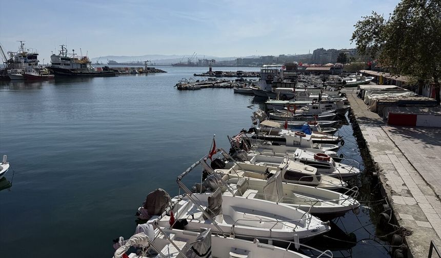 Tekirdağ'da küçük tekneli balıkçılar istavrit ve sardalya için ağ atıyor