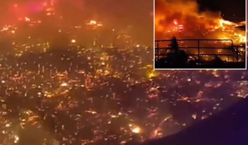 Binlerce Kişi Evsiz Kaldı Yangın Yüzen Şehri Sildi