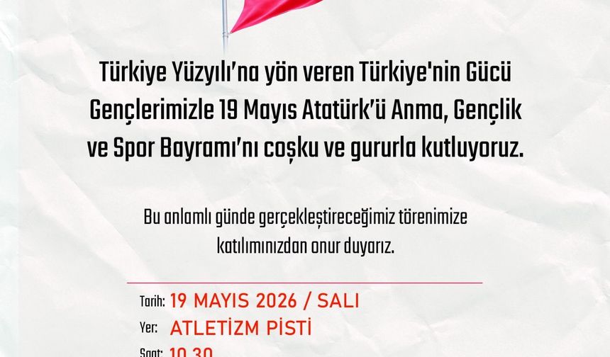 Osmaniye’de 19 Mayıs Etkinlikleri: Tören Programı Açıklandı