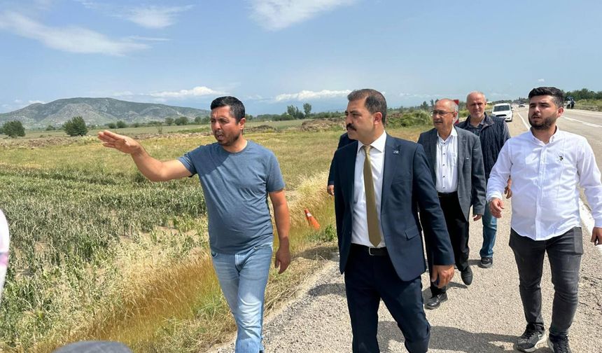Anahtar Parti Heyetinden Afet Bölgesinde İnceleme