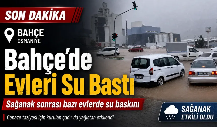 Bahçe’de Evleri Su Bastı