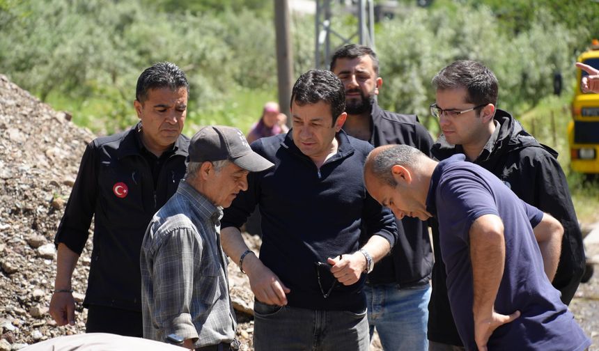 Bahçe’de Afet Sonrası Seferberlik  Sel Sonrası İnceleme