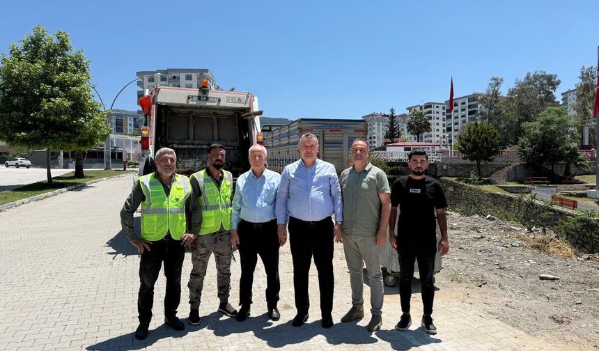 Başkan İba’dan Temizlik Ekibine Ziyaret