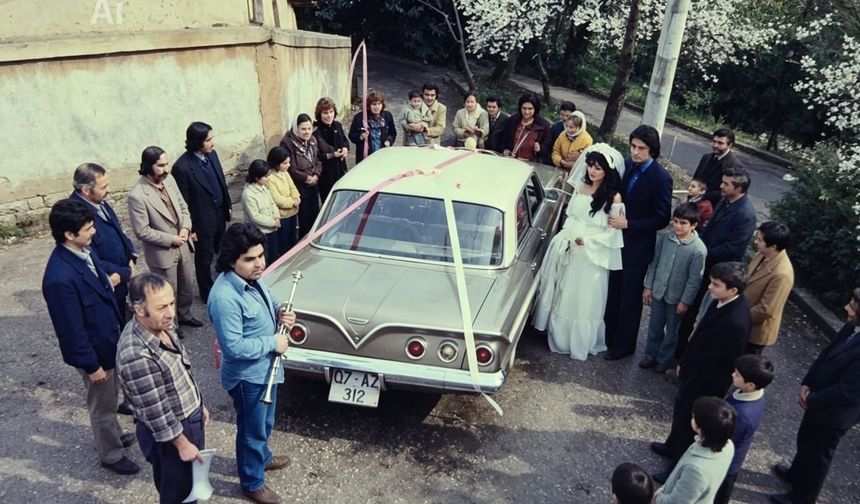 Bir Zamanların Düğün Arabaları Nostalji Yaşattı