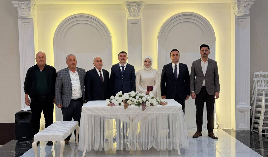 MHP Heyetinden Böcekli’de Nikah Merasimine Katılım