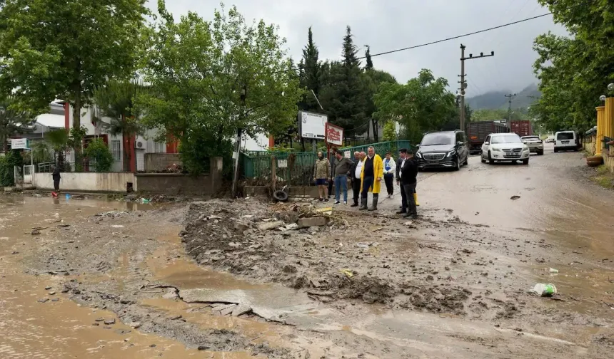 Düziçi’nde Sağanak Hayatı Olumsuz Etkiledi
