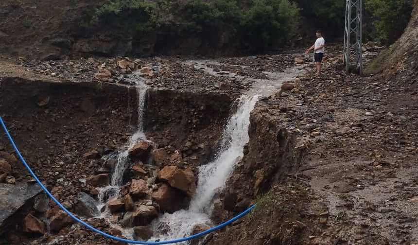 Düziçi’nde Selin İzleri  Köy Yolları Kullanılamaz Hale Geldi