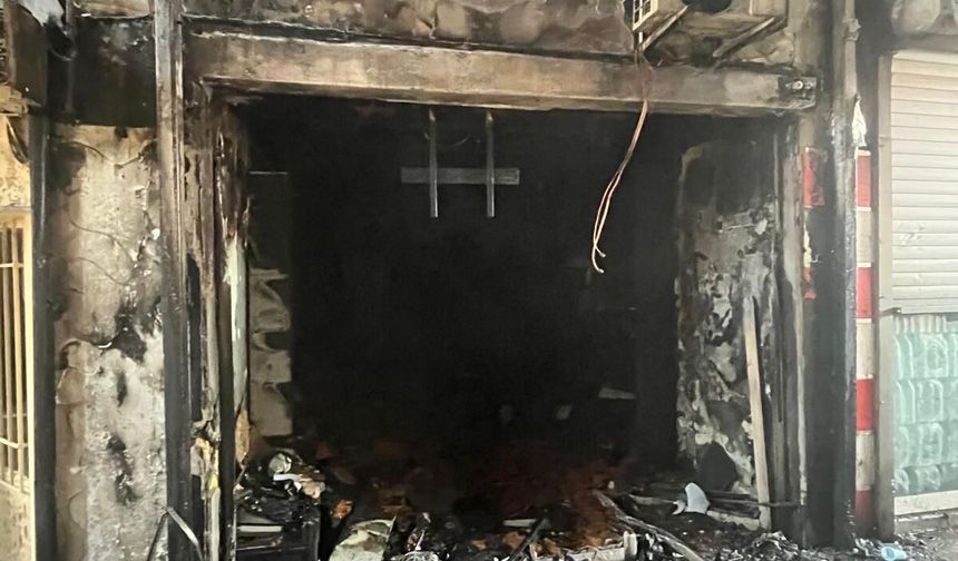 Hatay'da pasajda çıkan yangın söndürüldü