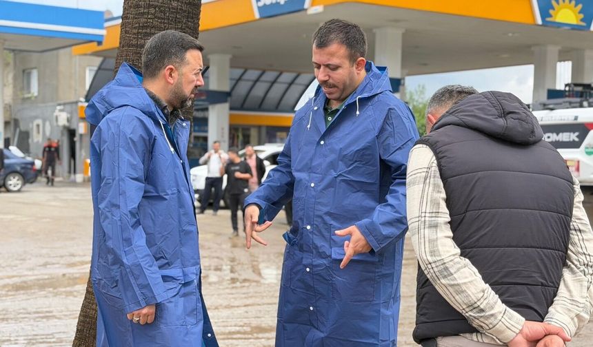 Kararmaz Sel Bölgesinde İncelemelerde Bulundu