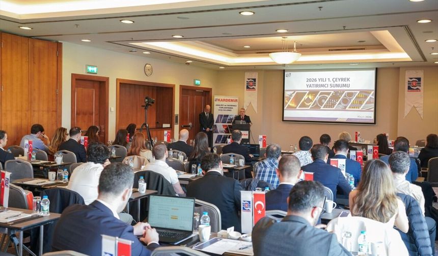 KARDEMİR'de analist ve yatırımcılarla toplantı yapıldı