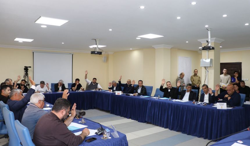 Kaş Belediyesi'nin mayıs meclis toplantısı yapıldı