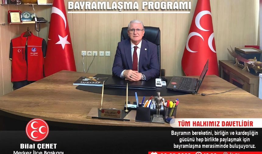 MHP Osmaniye Merkez İlçe’den Bayramlaşma Programı