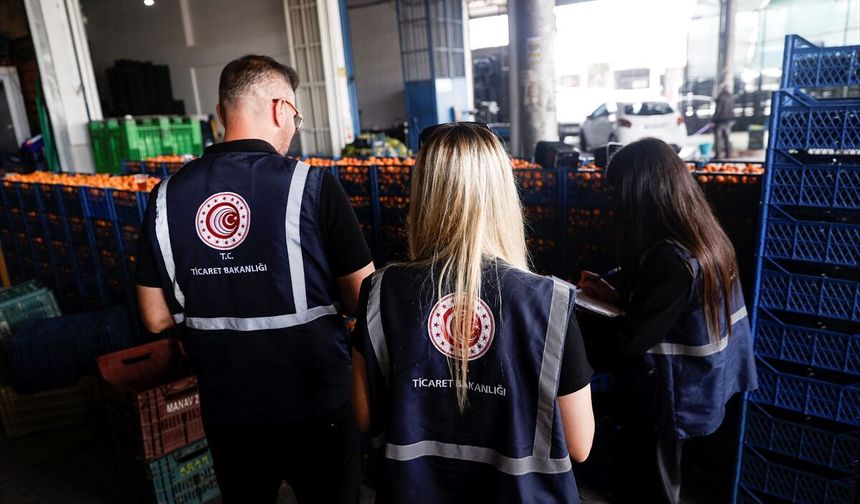 Mersin Sebze Meyve Halinde Sıkı Denetim