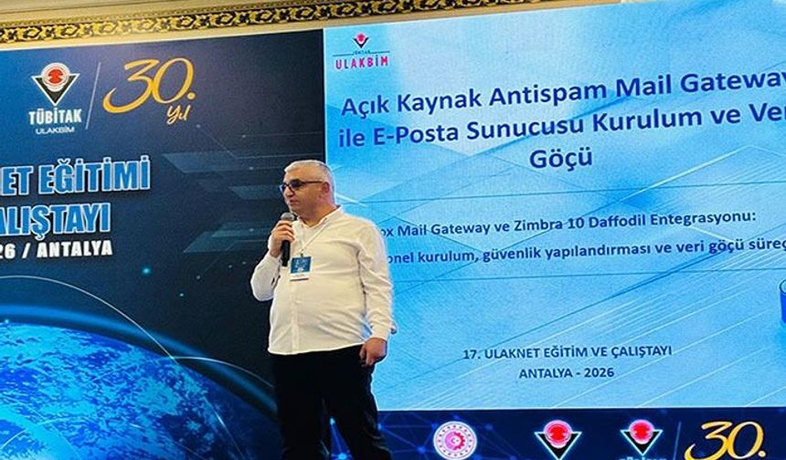 Açık Kaynak E-Posta Sistemleri OKÜ Sunumunda Anlatıldı