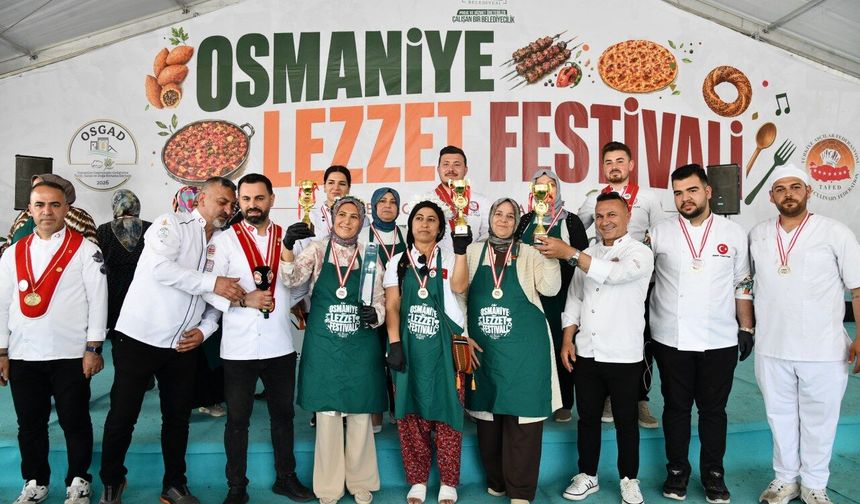 Osmaniye 3. Lezzet Festivali'nde yöresel yemekler yarıştı