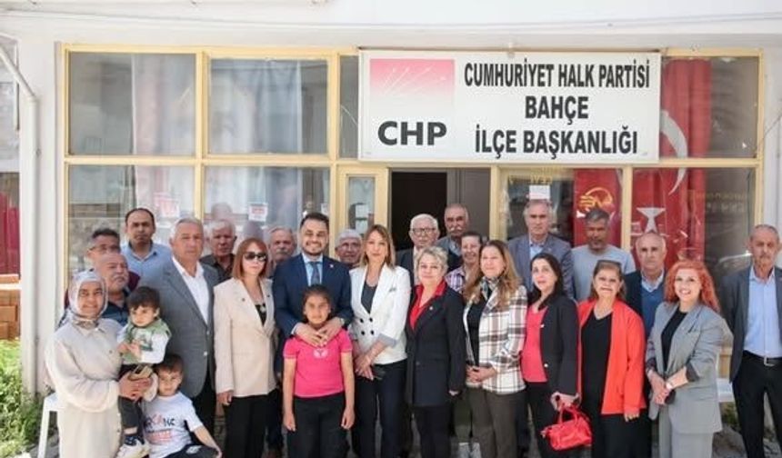 Bahçe’de CHP Ziyareti: Esnafın Talepleri Dinlendi