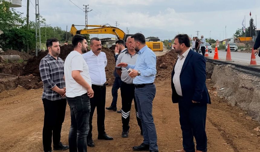 Düziçi’nde Yol Çalışmalarına Yakın Takip