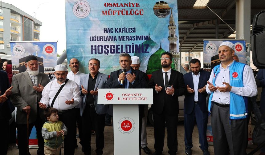 Osmaniye’den 238 Hacı Adayı Kutsal Topraklara Uğurlandı
