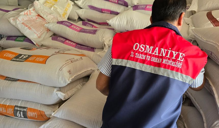 Osmaniye İl Tarım’dan Eş Zamanlı Yem Denetimi