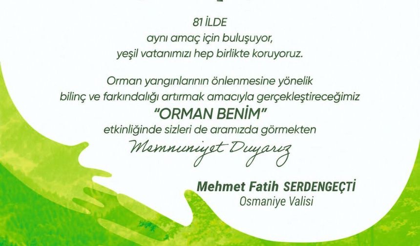 Yeşil Vatan İçin Osmaniye’de Büyük Buluşma