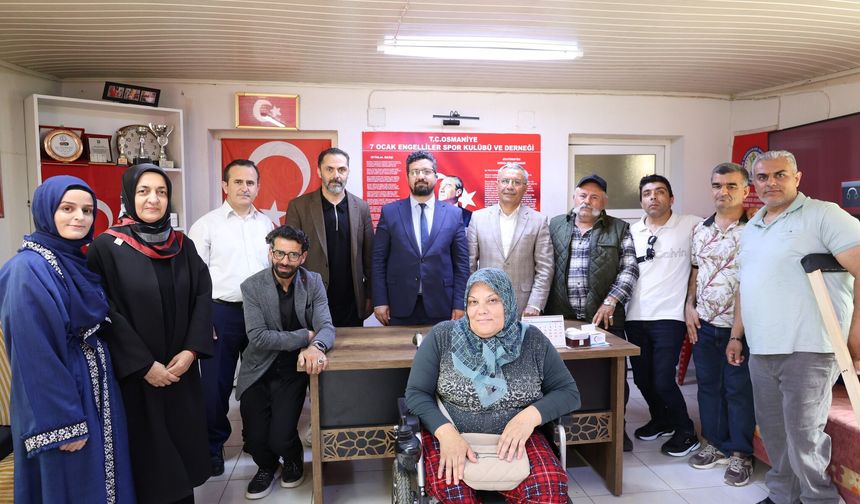 Osmaniye’de Engelliler Haftası Kapsamında Dayanışma Ziyareti
