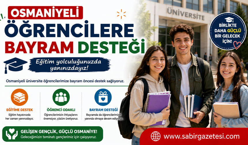 Osmaniyeli Öğrencilere Bayram Desteği
