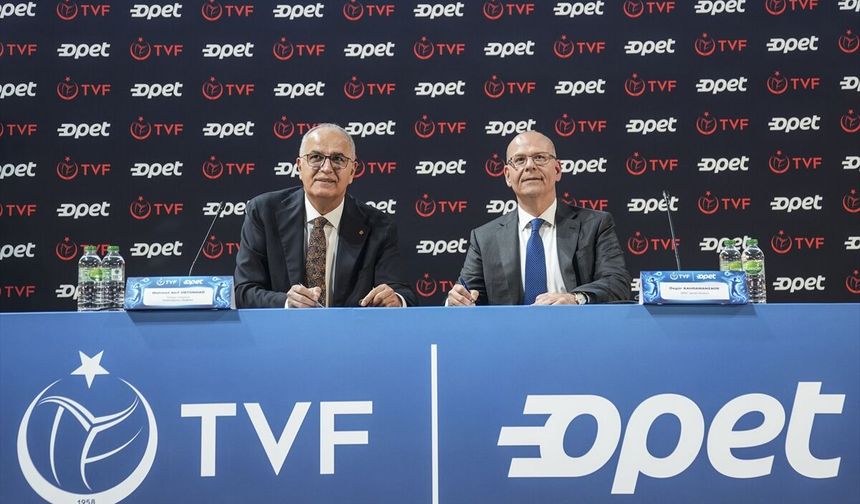 TVF ile OPET arasında sponsorluk anlaşması yapıldı