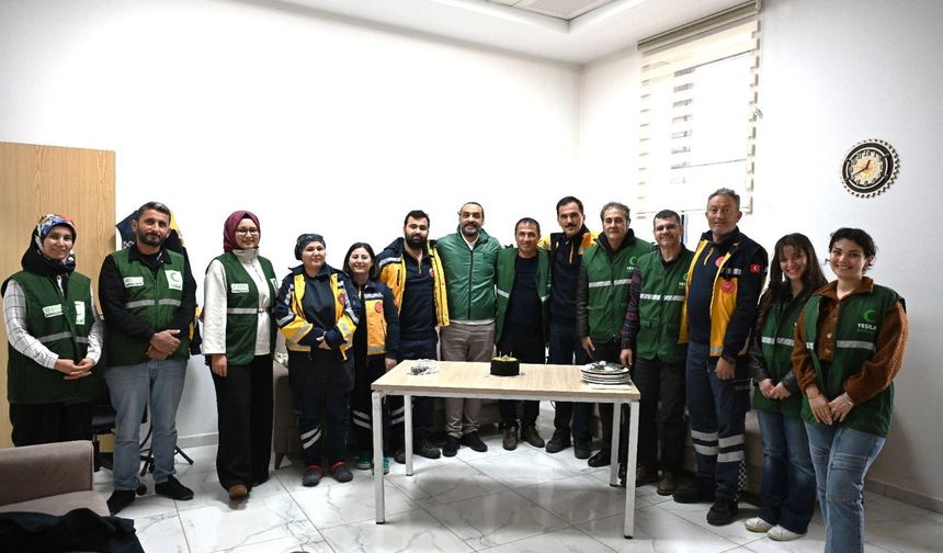 Yeşilay Kadirli’den Acil Sağlık İstasyonuna Destek Ziyareti