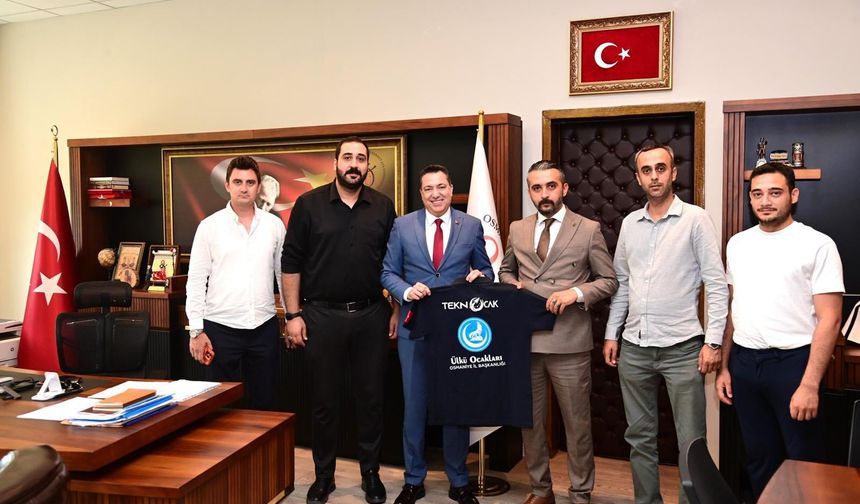 Ülkü Ocakları’ndan Rektör Uzun’a Ziyaret