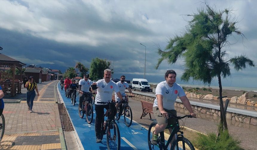 Adana, Hatay ve Osmaniye'de Yeşilay Bisiklet Turu düzenlendi