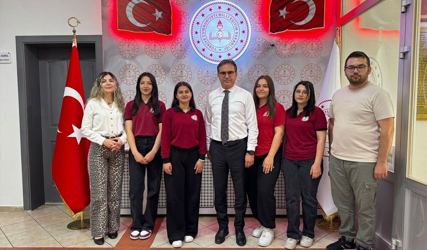 Aksekili öğrenciler Estonya'da staja katıldı