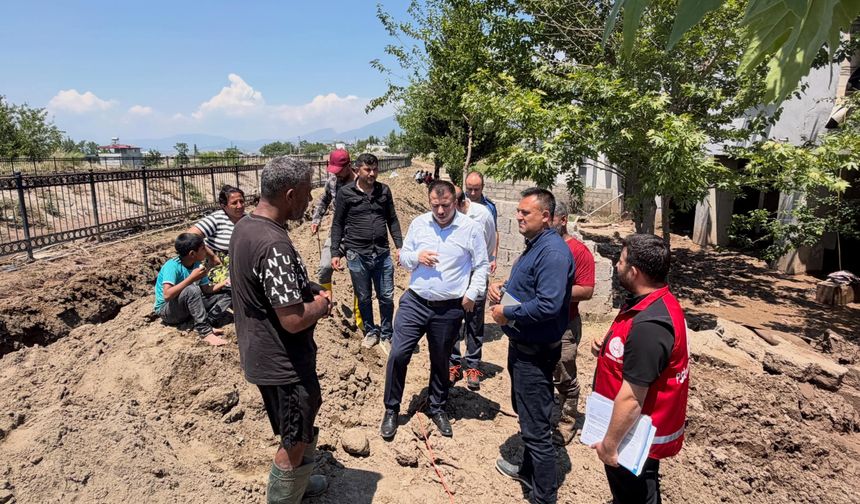 Düziçi’nde Sel Afeti Sonrası İnceleme