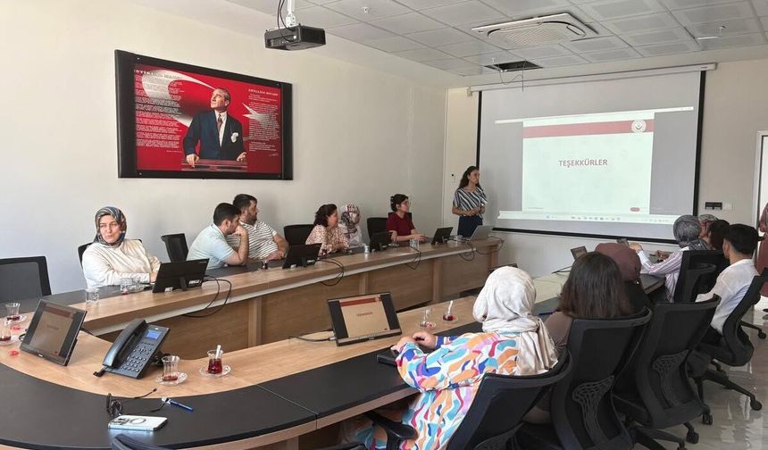 Düziçi SHM Personeline Mesleki Eğitim Programı Düzenlendi