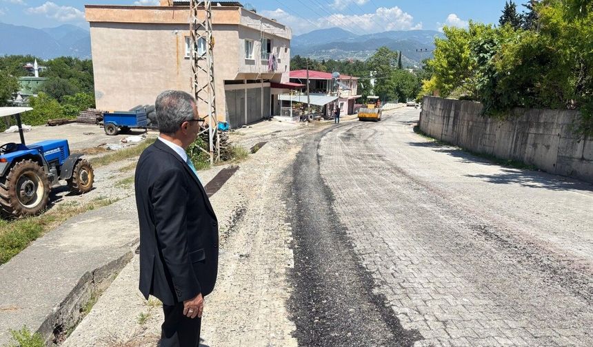 Ellek’te Doğalgaz Sonrası Yol Çalışmaları Başladı
