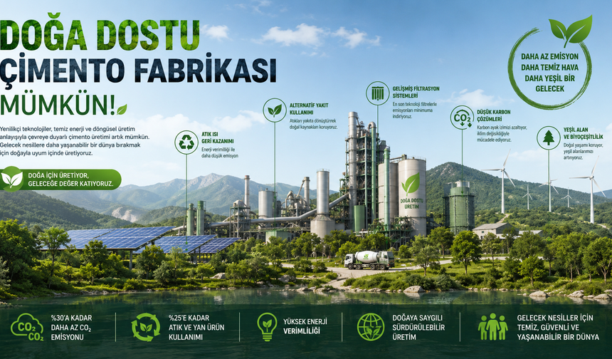 DOĞA DOSTU ÇİMENTO FABRİKASI MÜMKÜN MÜ?