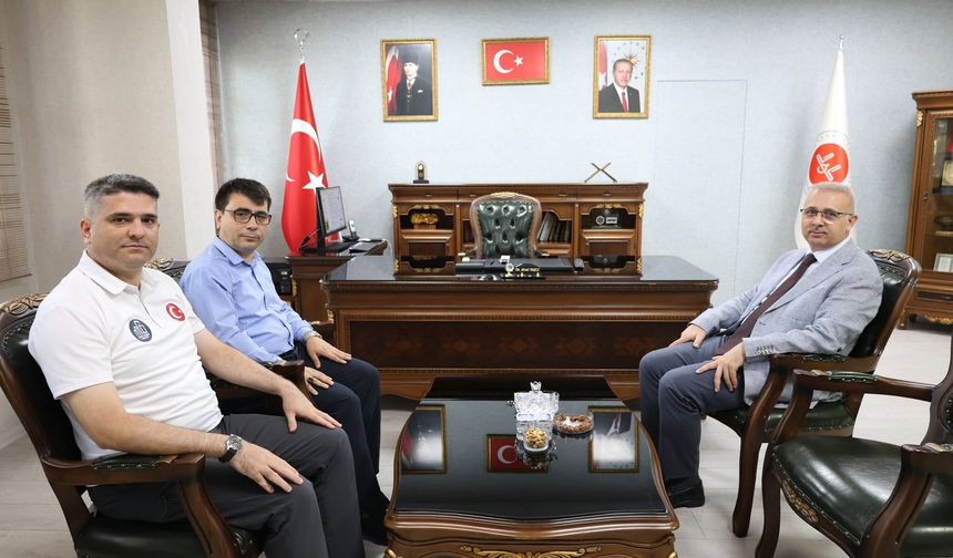 İl Müdürü Bektaş’tan Müftü Taşcı’ya Nezaket Ziyareti