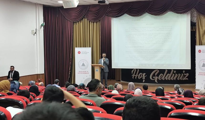 Kadirli’de Hafızlara Geleceğe Yönelik Eğitim Fırsatları Tanıtıldı