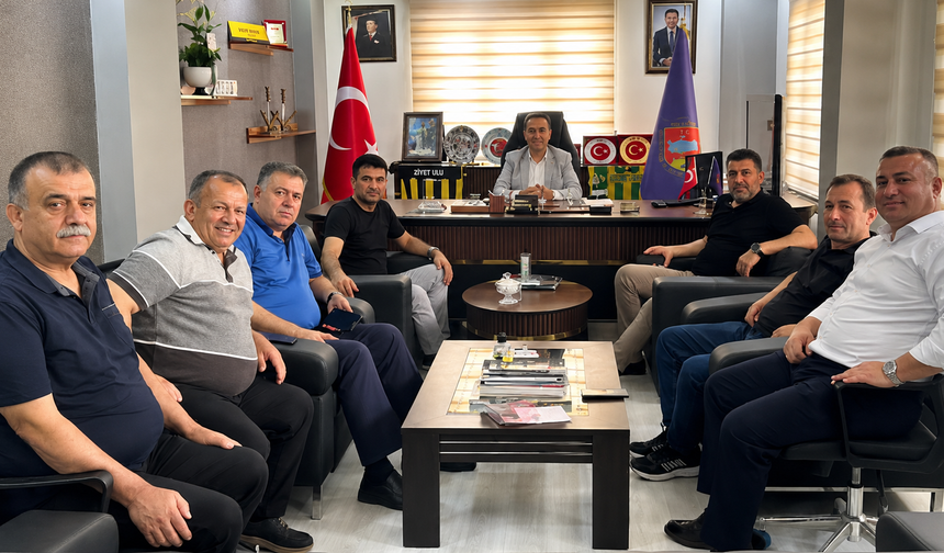 Kadirli Oda Başkanlarından Mehmet Kara'ya Ziyaret