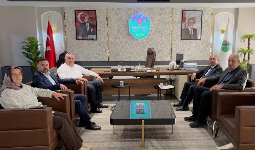 Kararmaz ve Durmuşoğlu'ndan Belediye Ziyareti