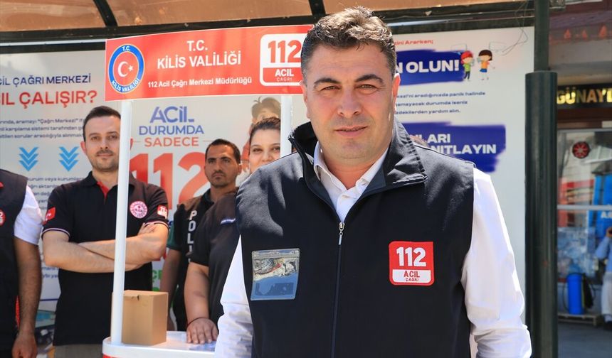 Kilis'te '112 Acil Çağrı Durağı' oluşturuldu