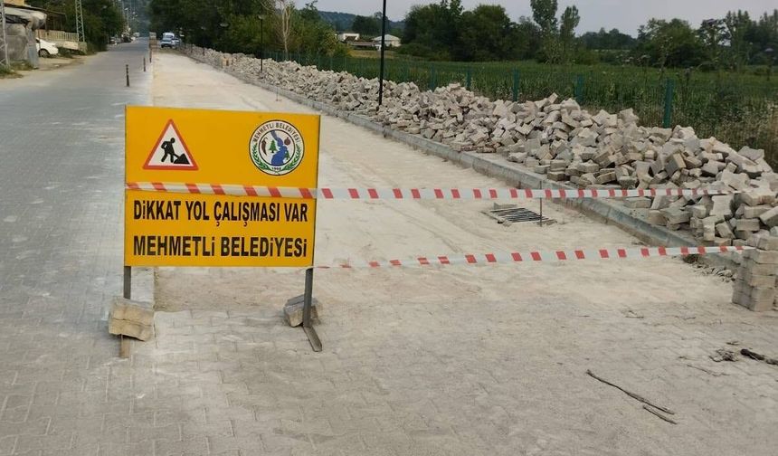 Mehmetli Belediyesi’nden Altyapı Hamlesi: Yol Çalışmaları Sürüyor