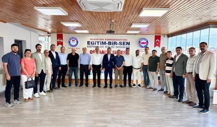 Memur-Sen Osmaniye’den AK Parti İl Başkanlığına Ziyaret