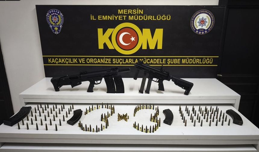 Mersin'de organize suç örgütüne yönelik operasyonda yakalanan 7 şüpheli tutuklandı