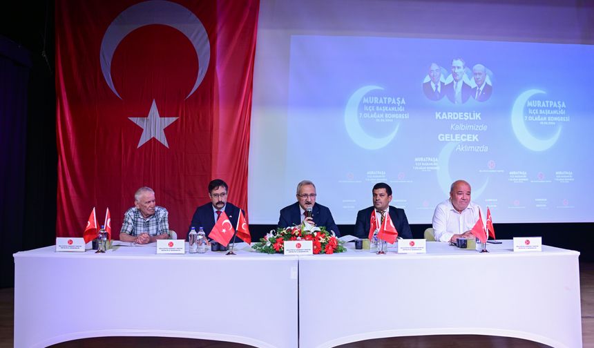 MHP Genel Başkan Yardımcısı Yurdakul, Muratpaşa İlçe Başkanlığı Olağan Kongresi'nde konuştu: