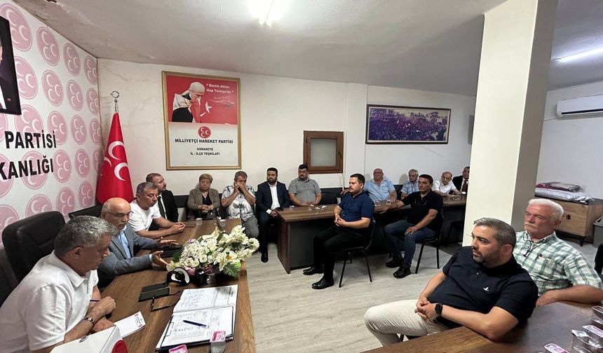 MHP Osmaniye İl Yönetim Kurulu Kongre Gündemiyle Toplandı