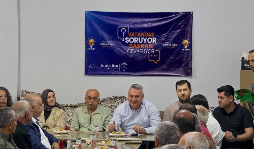 Düziçi'nde Mahalle Buluşmaları Sürüyor: Başkan İba Vatandaşları Dinledi