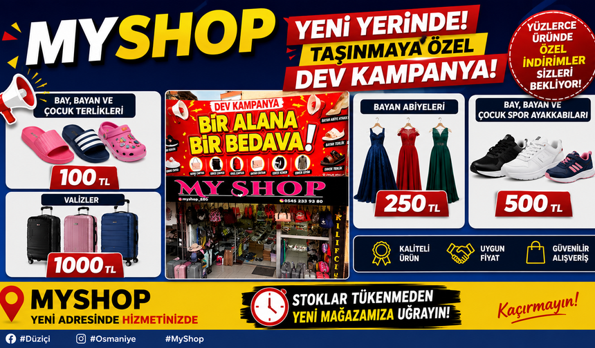 MYSHOP Yeni Mağazasında Dev Kampanya Başlattı