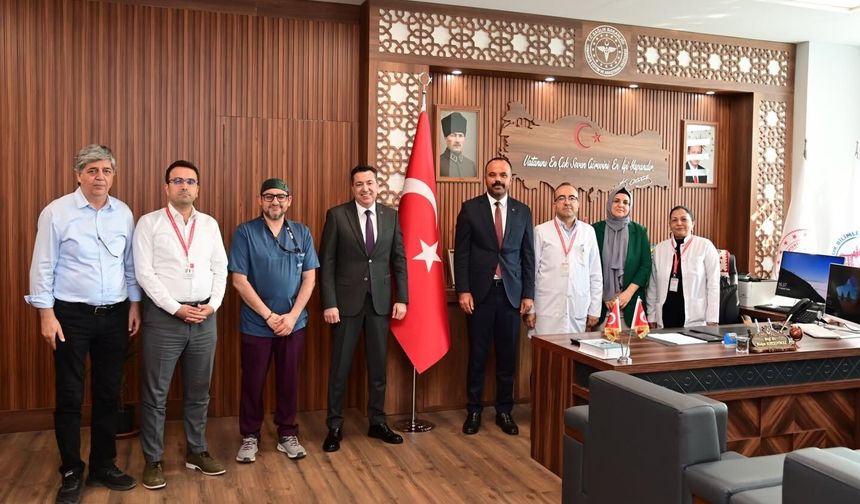 OKÜ Rektörü Turgay Uzun’dan Osmaniye Eğitim ve Araştırma Hastanesine Ziyaret