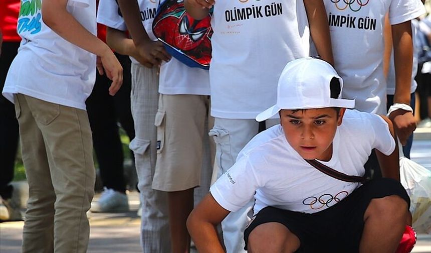 'Olimpik Gün' depremlerinden etkilenen Hatay'da kutlandı