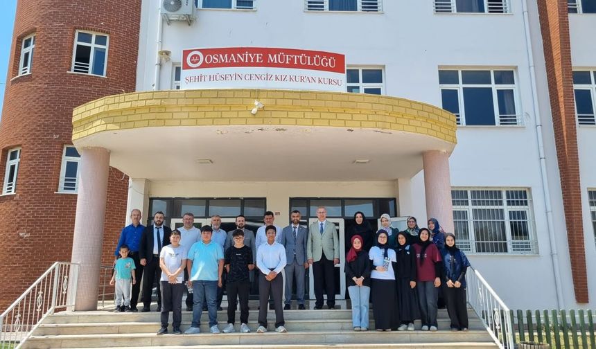 Osmaniye, Kadirli ve Düziçi’nde Kur’an Eğitim Modeli Anlatıldı